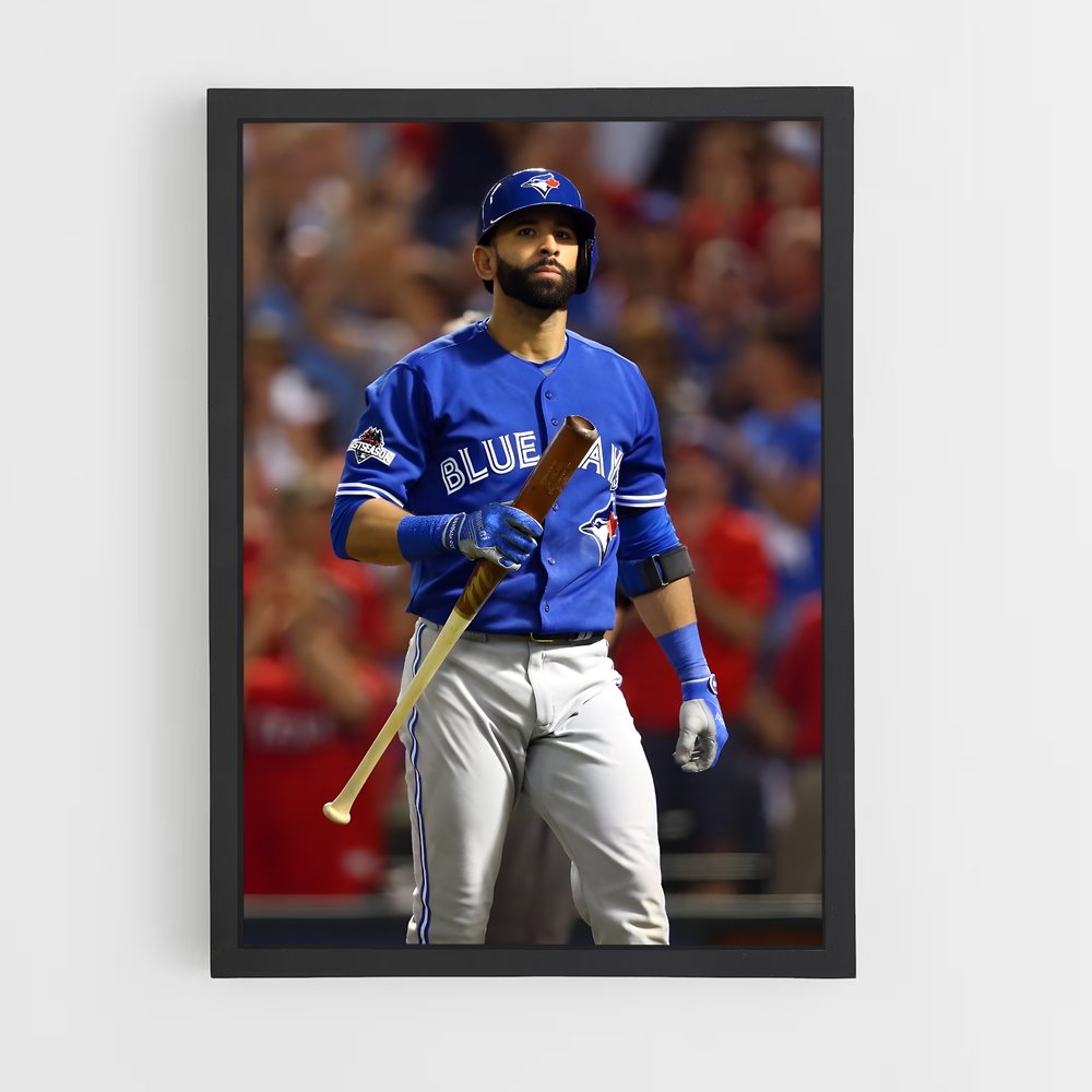 Poster Jose de bautista – affiche Baseball (vue 2)